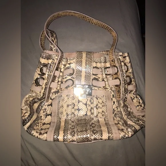 Jimmy Choo Bags Jimmy Choo Python And Suede Hobo Handbag Poshmark